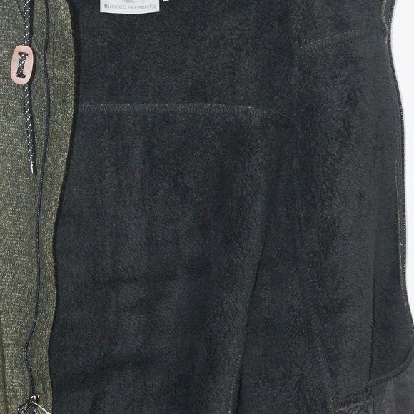 Rugged Elements Men's Fleece-Lined Hoodie‎ Green - Picture 3 of 3